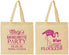 Personalized Bachelorette Cotton Tote Bags - Lets Get Flocked Up | 60143