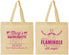 Personalized Bachelorette Cotton Tote Bags - Lets Flamingle Still Single | 60144