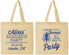 Personalized Bachelorette Cotton Tote Bags - Formal Party | 60145