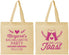Personalized Bachelorette Cotton Tote Bags - One Last Toast | 60147