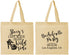 Personalized Bachelorette Cotton Tote Bags - Last Walk Wild Side | 60148