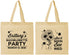 Personalized Bachelorette Cotton Tote Bags - She Will Soon Bee Wed | 60151
