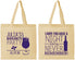 Personalized Bachelorette Cotton Tote Bags - Night Never Remember | 60160