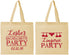 Personalized Bachelorette Cotton Tote Bags - Lingerie Party | 60171