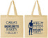 Personalized Bachelorette Cotton Tote Bags - What Happens | 60172