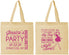 Personalized Bachelorette Cotton Tote Bags - Drink The Night Away | 60182