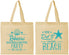 Personalized Bachelorette Cotton Tote Bags - Beach | 60183