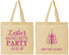 Personalized Bachelorette Cotton Tote Bags - Lights | 60188
