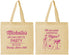 Personalized Bachelorette Cotton Tote Bags - Las Vegas | 60199