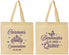 Personalized Quinceanera Cotton Tote Bags - Bienvenidos A Mis Quince | 70005