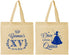 Personalized Quinceanera Cotton Tote Bags - Once Upon A Quince | 70011