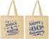Personalized Anniversary Cotton Tote Bags - Cheers To 60 Years | 80009