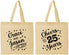 Personalized Anniversary Cotton Tote Bags - Cheers To 25 Years | 80012