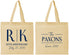 Personalized Anniversary Cotton Tote Bags - 20th Wedding | 80021