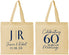 Personalized Anniversary Cotton Tote Bags - 60 Years Of Marriage | 80029