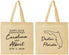Personalized Anniversary Cotton Tote Bags - 20th Wedding | 80031