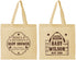 Personalized Baby Shower Cotton Tote Bags - Gender Reveal Buck Or Doe | 90002