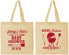 Personalized Baby Shower Cotton Tote Bags - Beers Bbq Babies | 90006