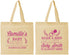 Personalized Baby Shower Cotton Tote Bags - Raise A Beer | 90008
