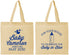 Personalized Baby Shower Cotton Tote Bags - Booze Baby In Blue | 90015