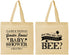 Personalized Baby Shower Cotton Tote Bags - Little Honey Bee | 90018