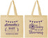 Personalized Baby Shower Cotton Tote Bags - Blooming | 90020