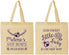 Personalized Baby Shower Cotton Tote Bags - Little Lady On The Way | 90021