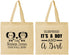 Personalized Baby Shower Cotton Tote Bags - Twins Boy And Girl | 90026