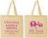 Personalized Baby Shower Cotton Tote Bags - Peanut On The Way | 90027