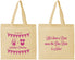 Personalized Baby Shower Cotton Tote Bags - Beer Due Date Is Near | 90032