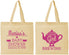 Personalized Baby Shower Cotton Tote Bags - Baby Girl Is Brewing | 90034