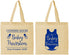 Personalized Baby Shower Cotton Tote Bags - Baby Is Brewing | 90039