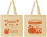 Personalized Baby Shower Cotton Tote Bags - Pumpkin On The Way | 90042