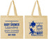 Personalized Baby Shower Cotton Tote Bags - Little Squirt On The Way | 90045
