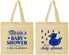 Personalized Baby Shower Cotton Tote Bags - Duckling | 90047