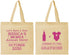Personalized Baby Shower Cotton Tote Bags - Due Date Almost Here | 90052