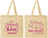 Personalized Baby Shower Cotton Tote Bags - Elephant Lets Celebrate | 90058