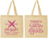 Personalized Baby Shower Cotton Tote Bags - Cupcake In The Oven | 90059