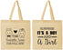 Personalized Baby Shower Cotton Tote Bags - Gender Reveal Boy Or Girl | 90064