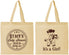Personalized Baby Shower Cotton Tote Bags - Horse It’s A Girl | 90077