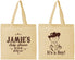 Personalized Baby Shower Cotton Tote Bags - Cowboy It’s A Boy | 90078