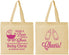Personalized Baby Shower Cotton Tote Bags - Raise A Beer | 90081