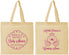 Personalized Baby Shower Cotton Tote Bags - Princess Coming Soon | 90085