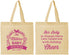 Personalized Baby Shower Cotton Tote Bags - Holiday | 90086
