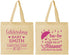Personalized Baby Shower Cotton Tote Bags - Little Bit Of Heaven | 90095