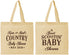 Personalized Baby Shower Cotton Tote Bags - Boot Scootin | 90100