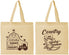 Personalized Baby Shower Cotton Tote Bags - Farm Tractor Country | 90102