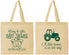 Personalized Baby Shower Cotton Tote Bags - Little Farmer | 90108