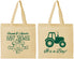 Personalized Baby Shower Cotton Tote Bags - Tractor | 90109