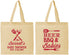 Personalized Baby Shower Cotton Tote Bags - Beers Bbq Babies | 90113